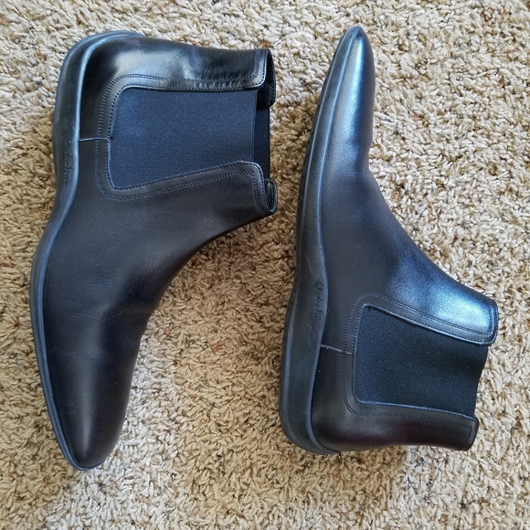 Salvatore Ferragamo Rumble Men's Leather Boot - Picture 4 of 8